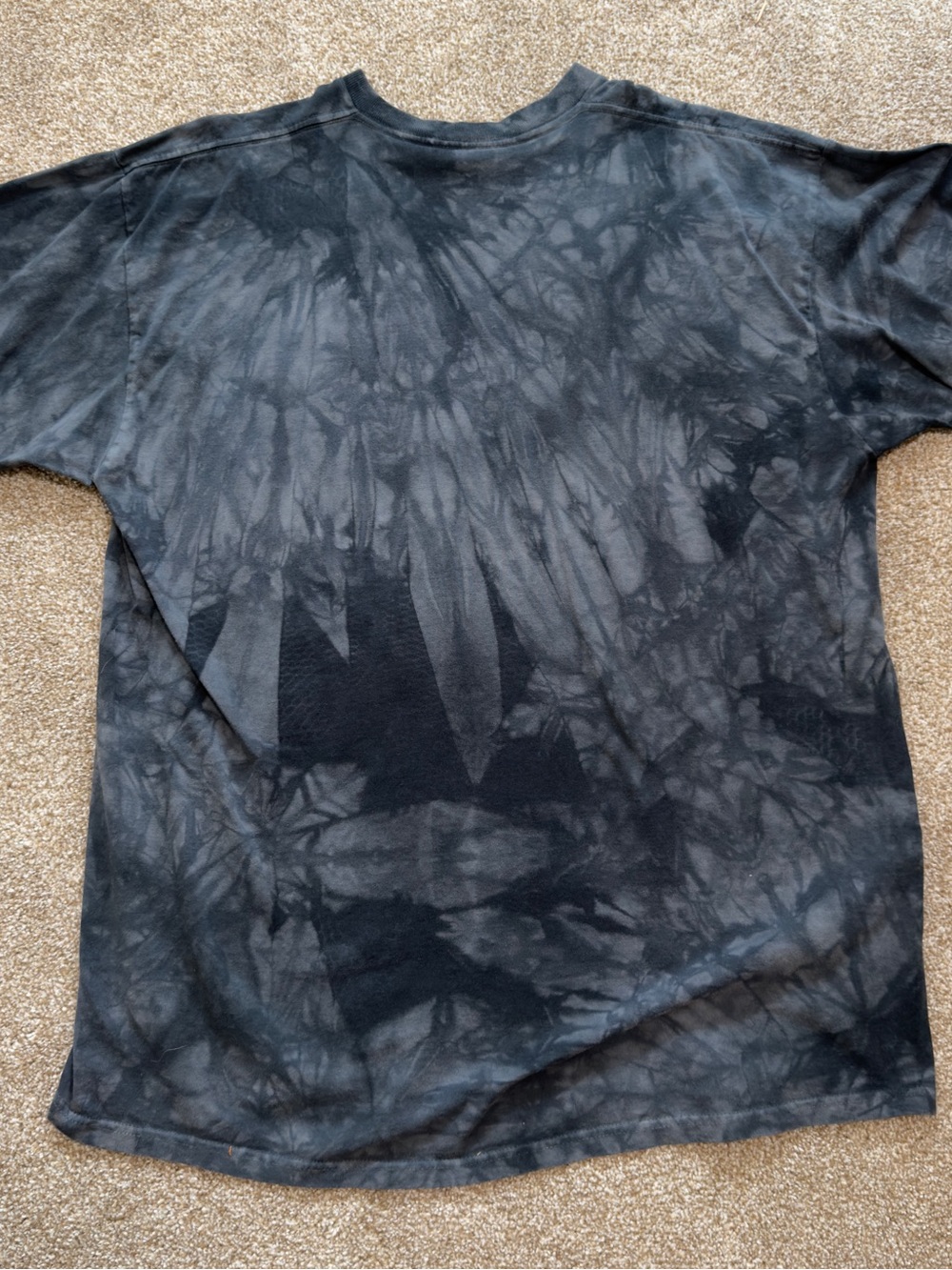 Vintage The Mountain T Shirt 1990s Tie Dye Tiger Mens XL VTG Y2K - Picture 3 of 8